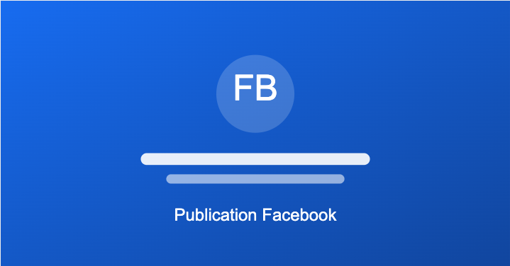 Publication Facebook